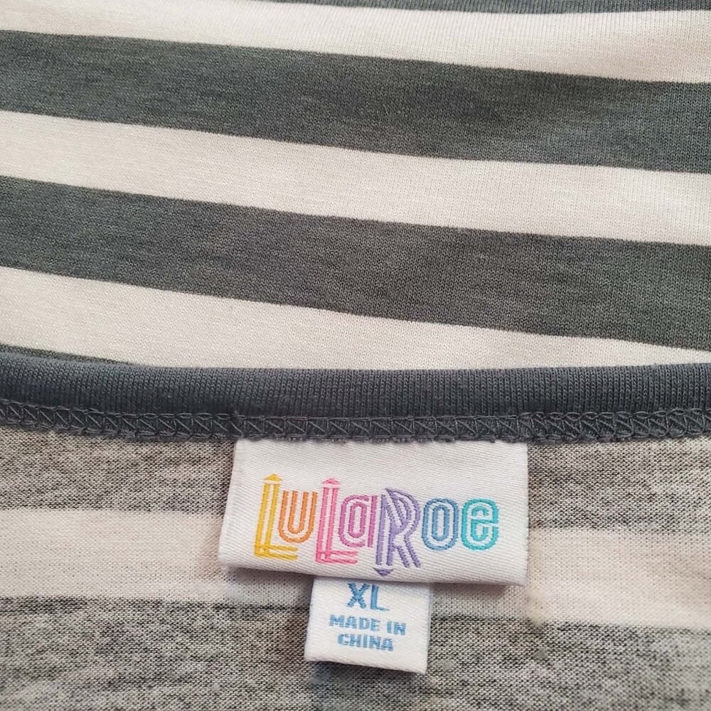 LuLaRoe Randy Stripes - Picture 3 of 10